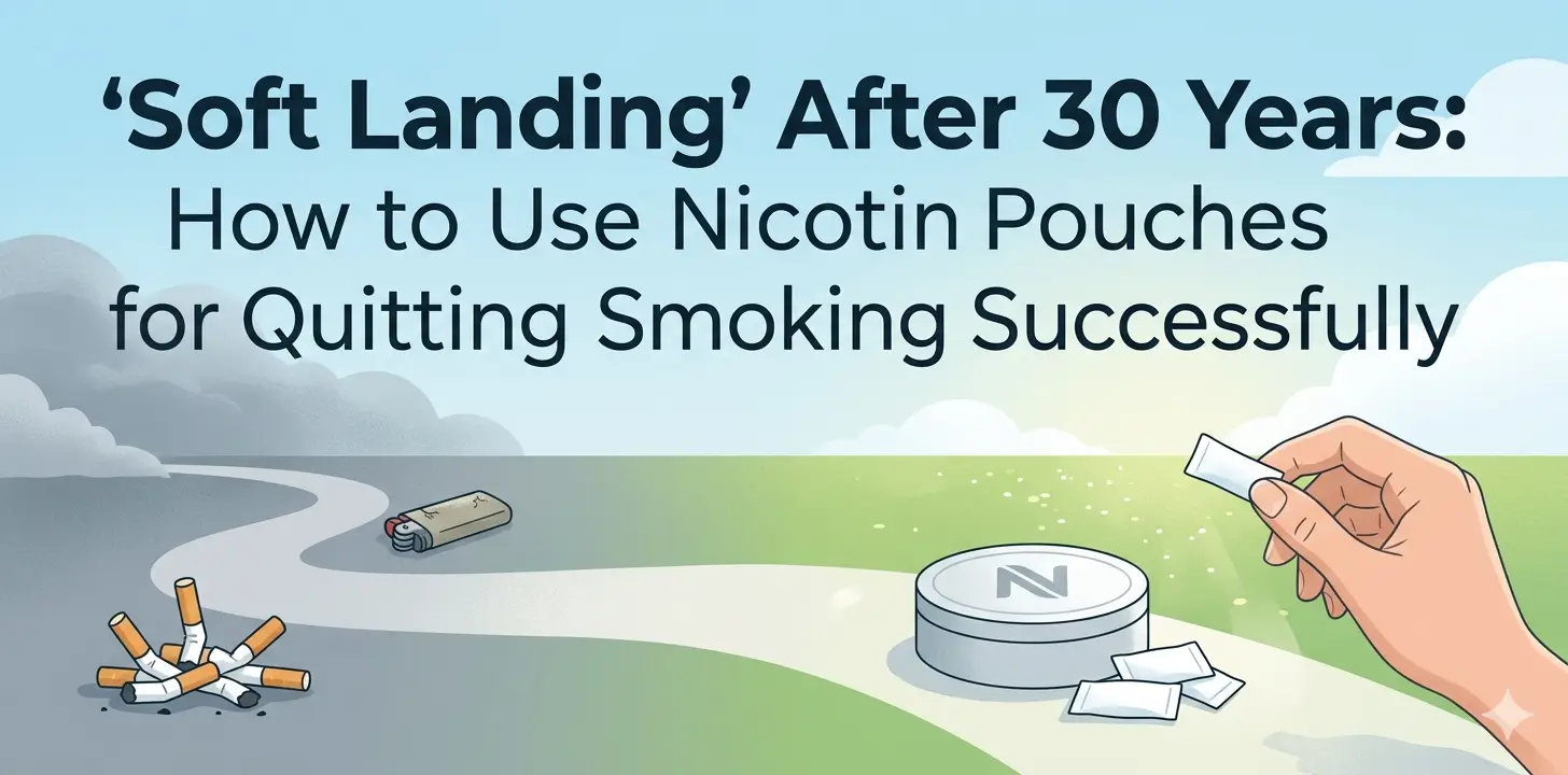 Nicotine pouches for quitting smoking